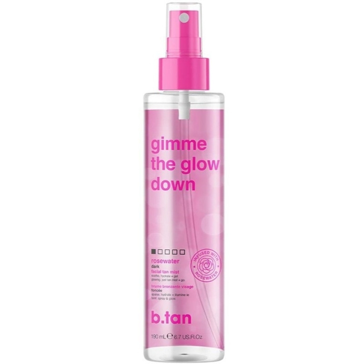 b.tan Gimme The Glow Down Facial Tan Mist 190ml i gruppen SKÖNHET & HÄLSA / Hudvård / Solskydd & Tanning / Brun utan sol hos TP E-commerce Nordic AB (C58418)