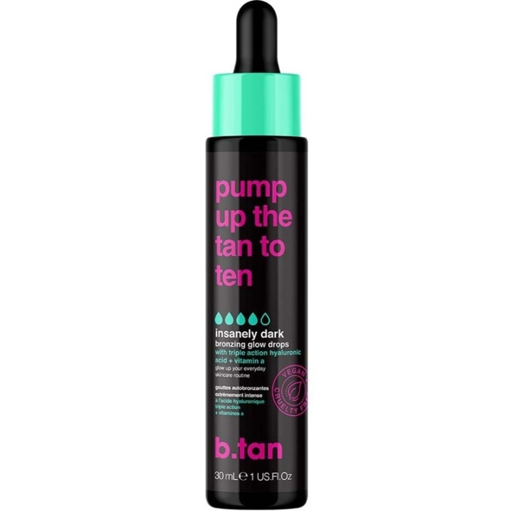 Övrigt b.tan Pump Up The Tan To Ten Bronzing Glow Drops 30ml i gruppen SKÖNHET & HÄLSA / Hudvård / Solskydd & Tanning / Brun utan sol hos TP E-commerce Nordic AB (C58419)