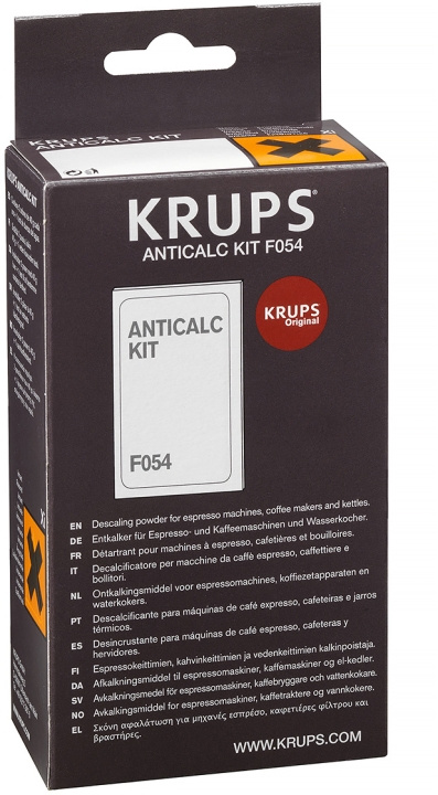 Krups Anticalc Kit Avkalkningsmedel i gruppen HEM, HUSHÅLL & TRÄDGÅRD / Hushållsmaskiner / Kaffemaskiner & Tillbehör / Filter & Tillbehör hos TP E-commerce Nordic AB (C58445)