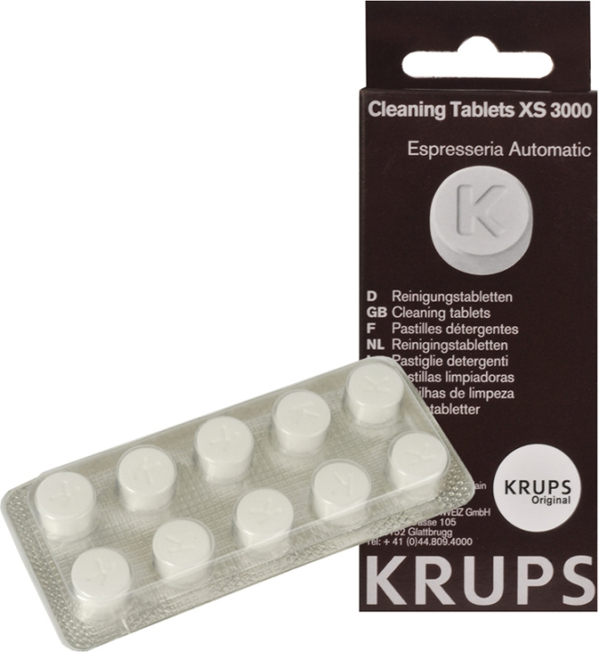 Krups Espresso Rengöringstabletter i gruppen HEM, HUSHÅLL & TRÄDGÅRD / Hushållsmaskiner / Kaffemaskiner & Tillbehör / Filter & Tillbehör hos TP E-commerce Nordic AB (C58447)