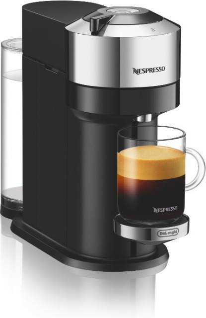 Nespresso Vertuo Next Deluxe kapselmaskin, svart/silver i gruppen HEM, HUSHÅLL & TRÄDGÅRD / Hushållsmaskiner / Kaffemaskiner & Tillbehör / Kaffebryggare hos TP E-commerce Nordic AB (C58452)