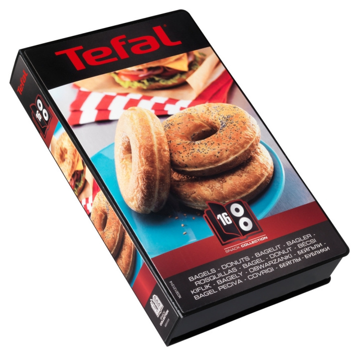 Tefal Snack Collection bakplåtar: 16 bagels i gruppen HEM, HUSHÅLL & TRÄDGÅRD / Köksredskap / Baktillbehör hos TP E-commerce Nordic AB (C58463)