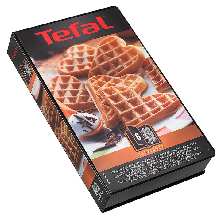 Tefal Snack Collection bakplåtar: 6 Hjärtvåfflor i gruppen HEM, HUSHÅLL & TRÄDGÅRD / Köksredskap / Baktillbehör hos TP E-commerce Nordic AB (C58465)