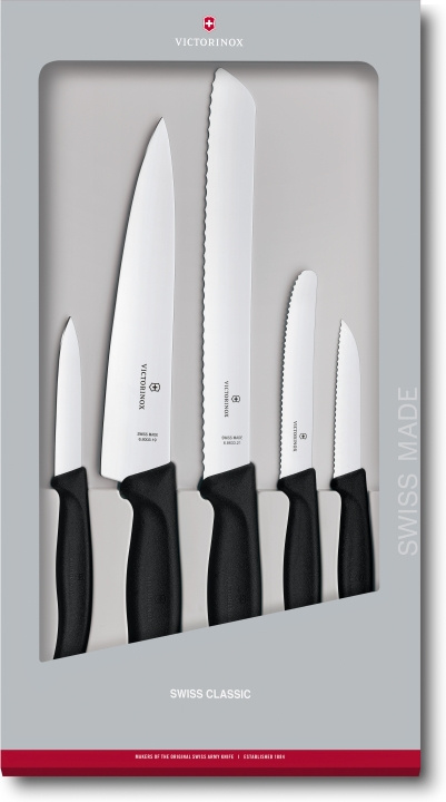Victorinox Swiss Classic knivset, 5 delar i gruppen HEM, HUSHÅLL & TRÄDGÅRD / Köksredskap / Köksknivar & Knivslipar hos TP E-commerce Nordic AB (C58482)