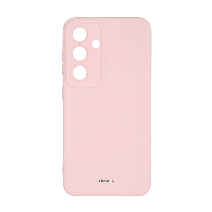 Onsala Mobilskal med Silikonkänsla Chalk Pink - Samsung S24 5G i gruppen SMARTPHONE & SURFPLATTOR / Mobilskydd / Samsung hos TP E-commerce Nordic AB (C58608)