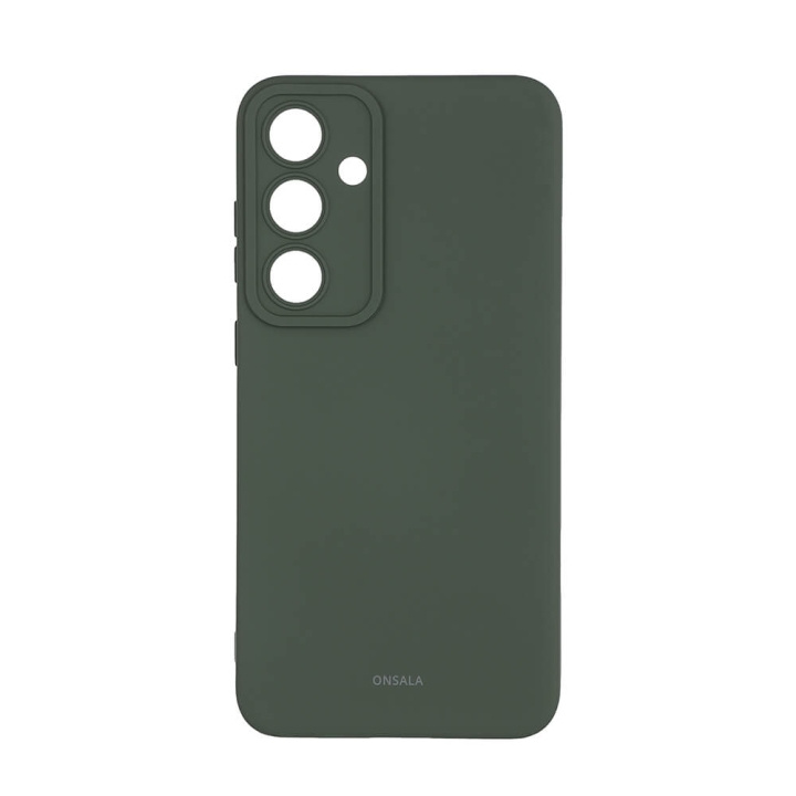 Onsala Mobilskal med Silikonkänsla Olive Green - Samsung S24+ 5G i gruppen SMARTPHONE & SURFPLATTOR / Mobilskydd / Samsung hos TP E-commerce Nordic AB (C58611)