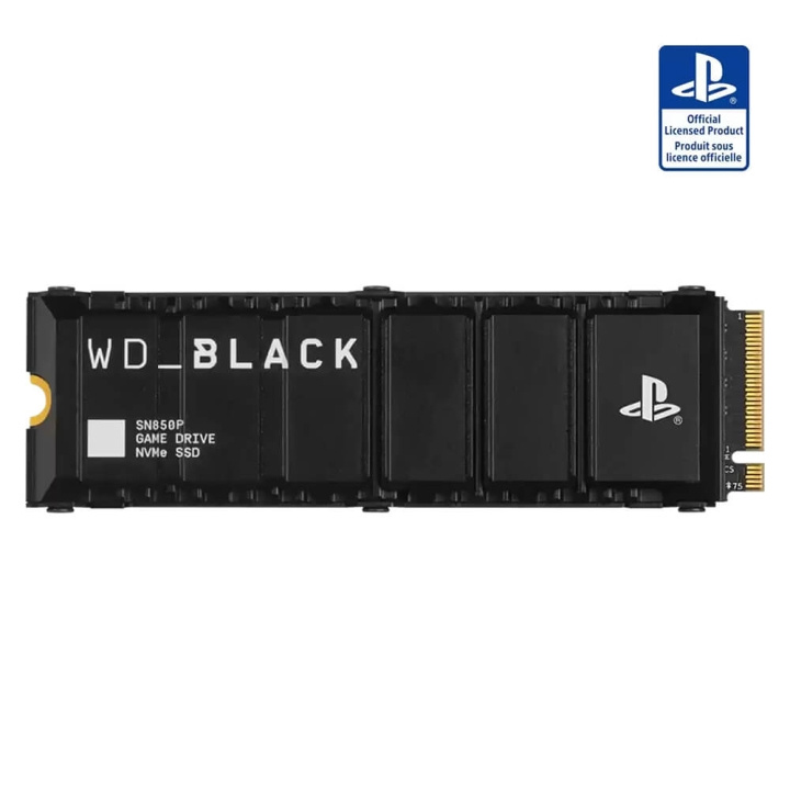 Western Digital WD Black SN850P NVMe SSD för PS5 1TB i gruppen DATORER & KRINGUTRUSTNING / Datorkomponenter / Hårddiskar / SSD hos TP E-commerce Nordic AB (C58636)