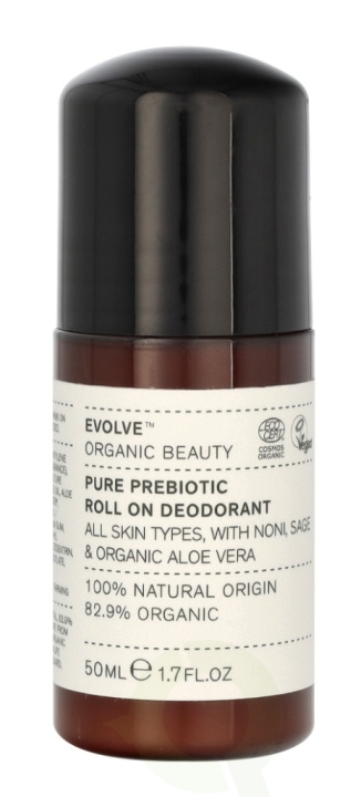 Evolve Beauty Evolve Organic Beauty Pure Prebiotic Roll-On Deodorant 50 ml i gruppen SKÖNHET & HÄLSA / Doft & Parfym / Deodorant / Deo för henne hos TP E-commerce Nordic AB (C58692)