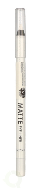 Gosh Matte Eyeliner 1.2 g 001 Dover White i gruppen SKÖNHET & HÄLSA / Makeup / Ögon & Ögonbryn / Eyeliner / Kajal hos TP E-commerce Nordic AB (C58733)