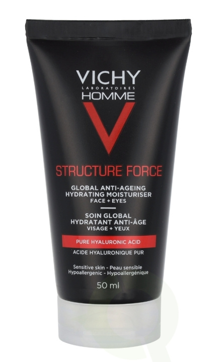 Vichy Homme Structure Force Hydrating Moisturiser 50 ml Complete Anti-Aging i gruppen SKÖNHET & HÄLSA / Hudvård / Ansiktsvård / Ansiktskräm hos TP E-commerce Nordic AB (C58775)