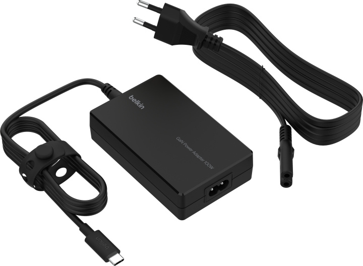 Belkin Connect USB-C Core GaN 100 W nätladdare, svart i gruppen DATORER & KRINGUTRUSTNING / Bärbara datorer & tillbehör / Datorladdare / Laddare till laptop / Universal hos TP E-commerce Nordic AB (C58916)