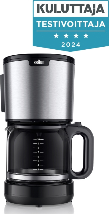 Braun KF1500BK PurShine kaffebryggare i gruppen HEM, HUSHÅLL & TRÄDGÅRD / Hushållsmaskiner / Kaffemaskiner & Tillbehör / Kaffebryggare hos TP E-commerce Nordic AB (C58919)