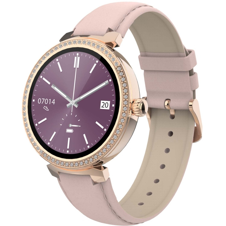 Denver SmartWatch Bluetooth SWC-342RO Rosa / Beige i gruppen SPORT, FRITID & HOBBY / Smartwatch & Aktivitetsarmband / Aktivitetsarmband hos TP E-commerce Nordic AB (C58950)