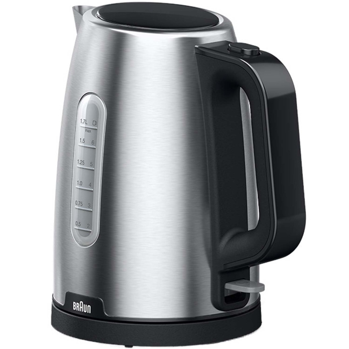 Braun Vattenkokare WK1500BK PurShine 1,7liter Rostfri i gruppen HEM, HUSHÅLL & TRÄDGÅRD / Hushållsmaskiner / Vatten & Juice / Vattenkokare hos TP E-commerce Nordic AB (C58957)