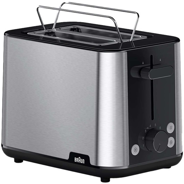 Braun Brödrost HT1510.BK PurShine 2skivors i gruppen HEM, HUSHÅLL & TRÄDGÅRD / Hushållsmaskiner / Brödrostar & Bordsgrillar / Brödrostar hos TP E-commerce Nordic AB (C58960)