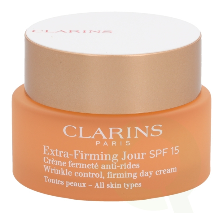 Clarins Extra-Firming Jour Firming Day Cream SPF15 50 ml All Skin Types i gruppen SKÖNHET & HÄLSA / Hudvård / Ansiktsvård / Ansiktskräm hos TP E-commerce Nordic AB (C59030)