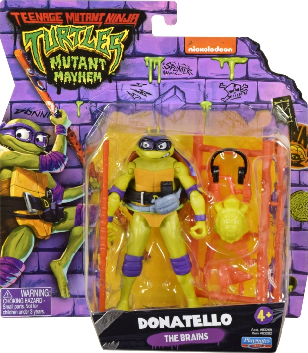 Teenage Mutant Ninja Turtles: Mutant Mayhem Donatello Figur i gruppen LEKSAKER, BARN- & BABYPRODUKTER / Leksaker / Figurer, Miniatyrer & tillbehör hos TP E-commerce Nordic AB (C59134)