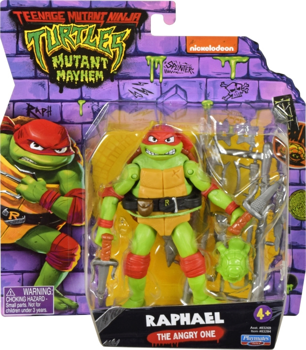 Teenage Mutant Ninja Turtles: Mutant Mayhem Raphael Figur i gruppen LEKSAKER, BARN- & BABYPRODUKTER / Leksaker / Figurer, Miniatyrer & tillbehör hos TP E-commerce Nordic AB (C59137)