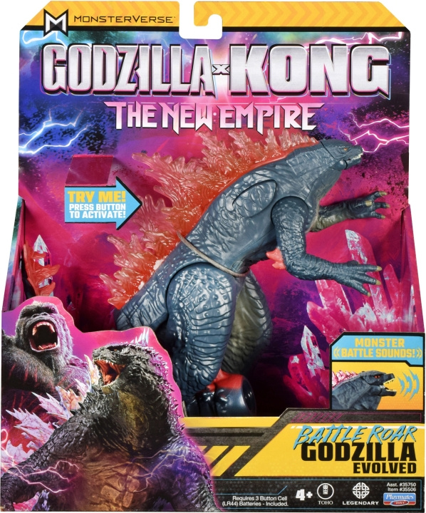 Godzilla x Kong: The New Empire Deluxe Battle Roar Godzilla Evolved Figure, 17,5 cm i gruppen LEKSAKER, BARN- & BABYPRODUKTER / Leksaker / Figurer & Miniatyrer hos TP E-commerce Nordic AB (C59145)