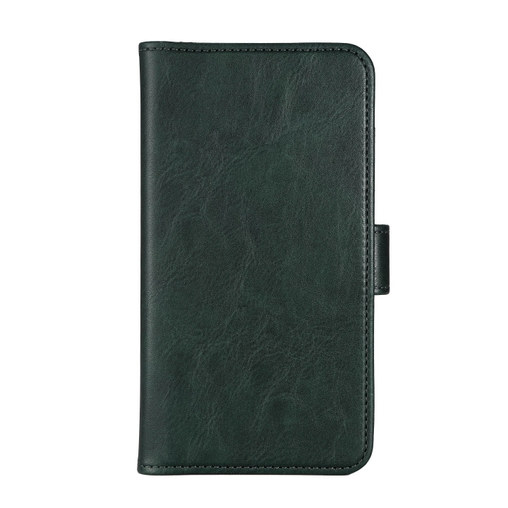 Essentials Samsung Galaxy S22 PU plånbok, avtagbar,3 kort,Grön i gruppen SMARTPHONE & SURFPLATTOR / Mobilskydd / Samsung hos TP E-commerce Nordic AB (C59191)