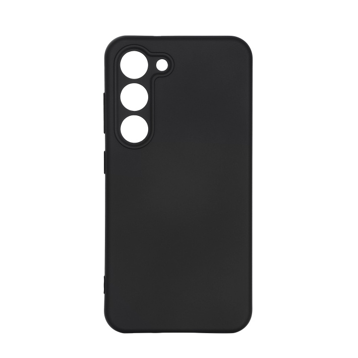 Essentials Samsung Galaxy S23 silicone back cover, black i gruppen SMARTPHONE & SURFPLATTOR / Mobilskydd / Samsung hos TP E-commerce Nordic AB (C59197)