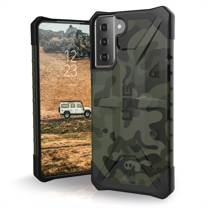 Urban Armor Gear Samsung Galaxy S21+ Pathfinder Case, Forest Camo i gruppen SMARTPHONE & SURFPLATTOR / Mobilskydd / Samsung hos TP E-commerce Nordic AB (C59323)