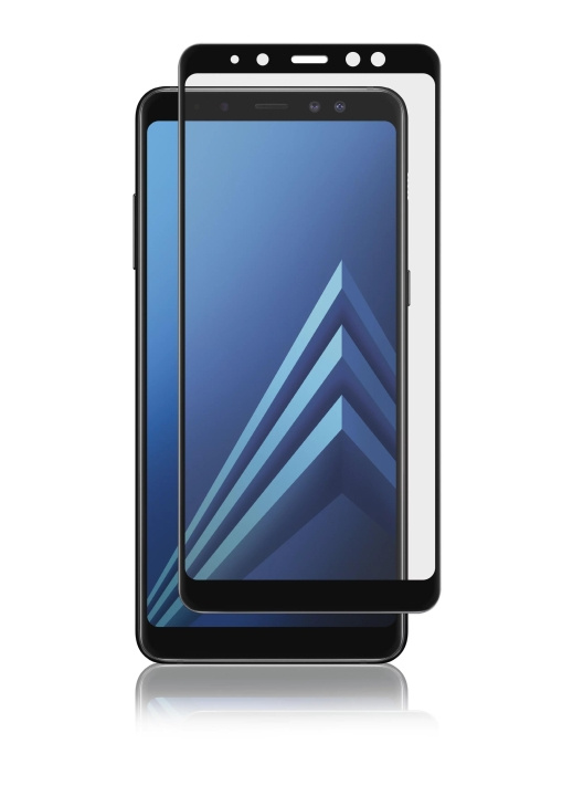 panzer Samsung Galaxy A8 2018, Curved Glass, Black i gruppen SMARTPHONE & SURFPLATTOR / Mobilskydd / Samsung hos TP E-commerce Nordic AB (C59483)