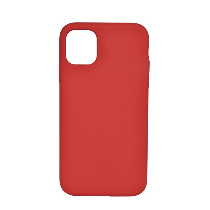 Essentials iPhone XR/11 silicone back cover, Red i gruppen SMARTPHONE & SURFPLATTOR / Mobilskydd / Apple / iPhone XR hos TP E-commerce Nordic AB (C59486)