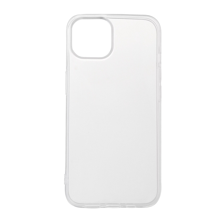 Essentials iPhone 14 TPU back cover, Transparent i gruppen SMARTPHONE & SURFPLATTOR / Mobilskydd / Apple / iPhone 14 hos TP E-commerce Nordic AB (C59492)