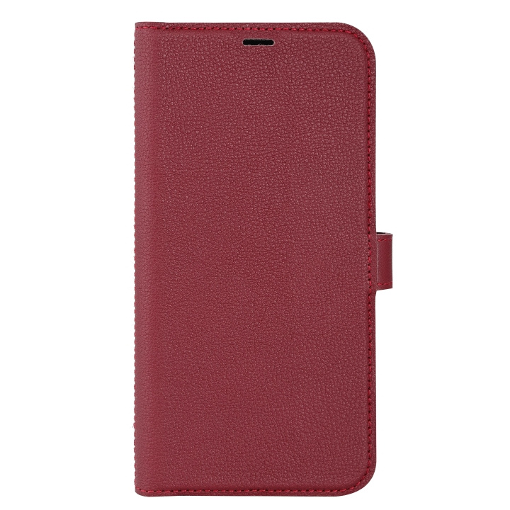 Essentials iPhone 14 Plus Leather wallet, detachable, Red i gruppen SMARTPHONE & SURFPLATTOR / Mobilskydd / Apple / iPhone 14 hos TP E-commerce Nordic AB (C59499)