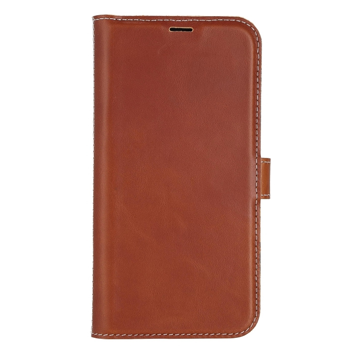 Essentials iPhone 14 Pro Leather wallet,detachable,Brown i gruppen SMARTPHONE & SURFPLATTOR / Mobilskydd / Apple / iPhone 14 hos TP E-commerce Nordic AB (C59505)