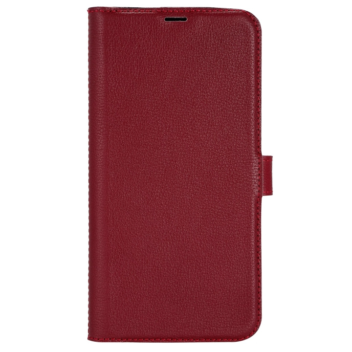 Essentials iPhone 14 Pro Max Leather wallet, detach, Red i gruppen SMARTPHONE & SURFPLATTOR / Mobilskydd / Apple / iPhone 14 hos TP E-commerce Nordic AB (C59507)