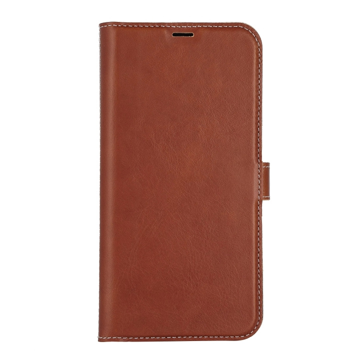 Essentials iPhone 14 Pro Max Leather wallet,detach,Brown i gruppen SMARTPHONE & SURFPLATTOR / Mobilskydd / Apple / iPhone 14 hos TP E-commerce Nordic AB (C59509)