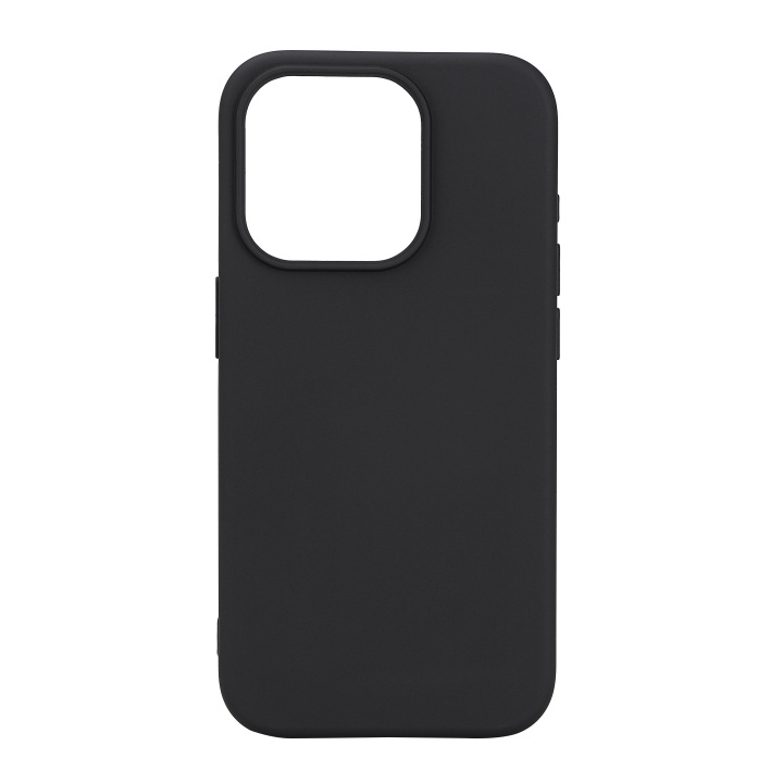 Essentials iPhone 15 Pro silicone back cover, black i gruppen SMARTPHONE & SURFPLATTOR / Mobilskydd / Apple / iPhone 15 hos TP E-commerce Nordic AB (C59544)