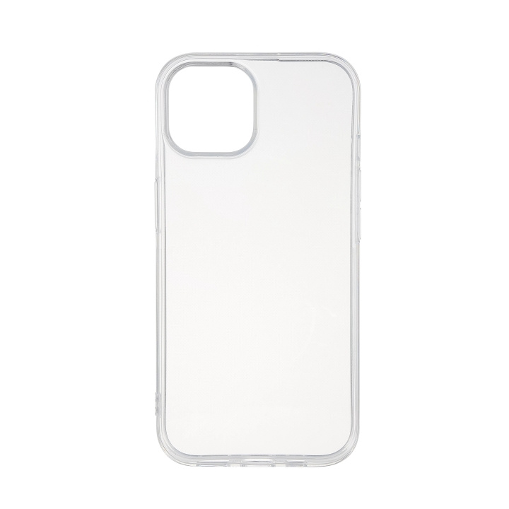 Essentials iPhone 15 recycled TPU back cover, transparent i gruppen SMARTPHONE & SURFPLATTOR / Mobilskydd / Apple / iPhone 15 hos TP E-commerce Nordic AB (C59548)