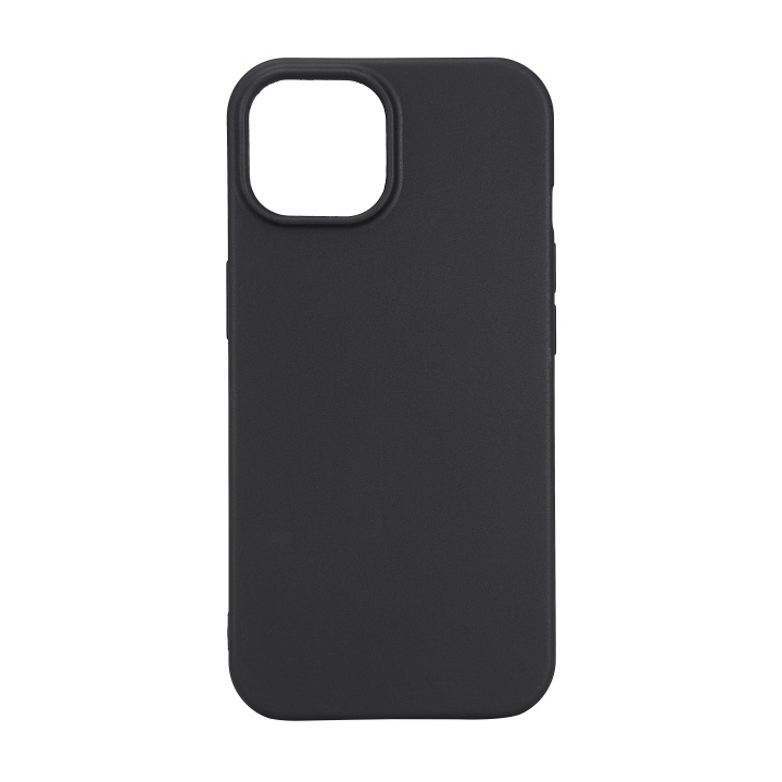 Essentials iPhone 15 TPU back cover, 99% recycled, black i gruppen SMARTPHONE & SURFPLATTOR / Mobilskydd / Apple / iPhone 15 hos TP E-commerce Nordic AB (C59552)
