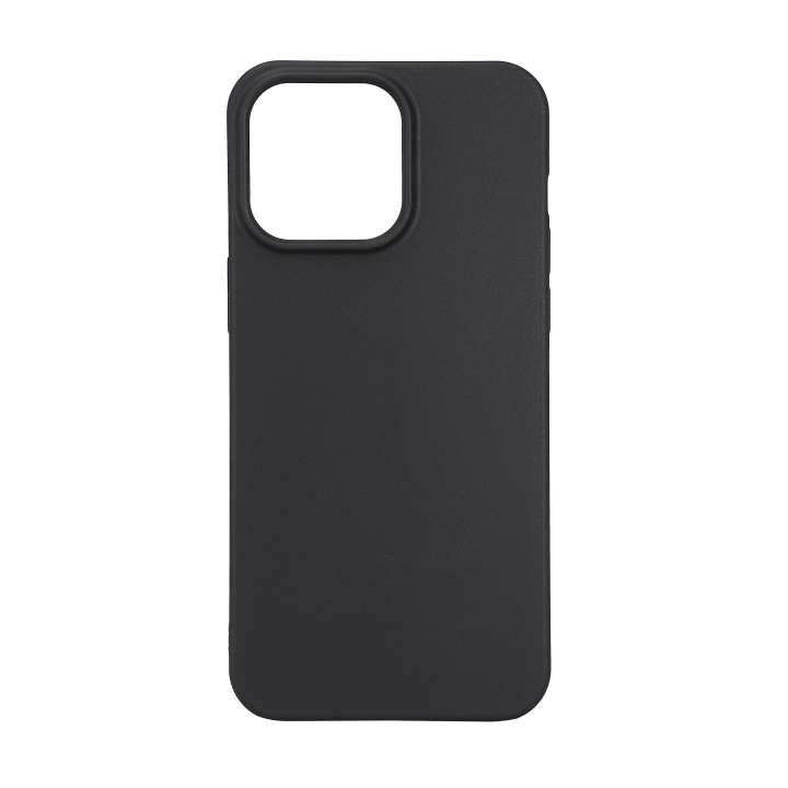 Essentials iPhone 15 Pro Max TPU back cover, 99% recycled, black i gruppen SMARTPHONE & SURFPLATTOR / Mobilskydd / Apple / iPhone 15 hos TP E-commerce Nordic AB (C59555)