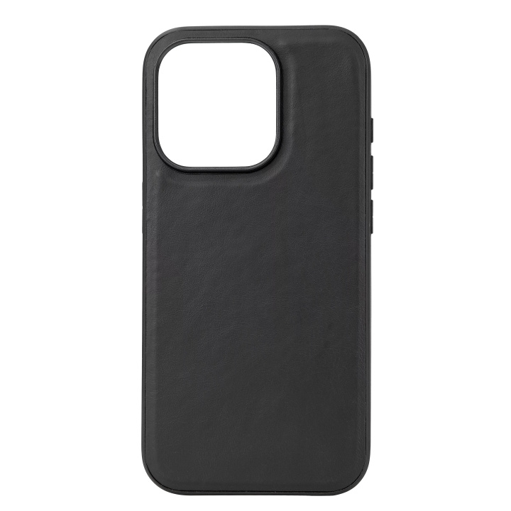 Essentials iPhone 15 Pro Leather Mag back cover,TPU frame,magnet,black i gruppen SMARTPHONE & SURFPLATTOR / Mobilskydd / Apple / iPhone 15 hos TP E-commerce Nordic AB (C59566)