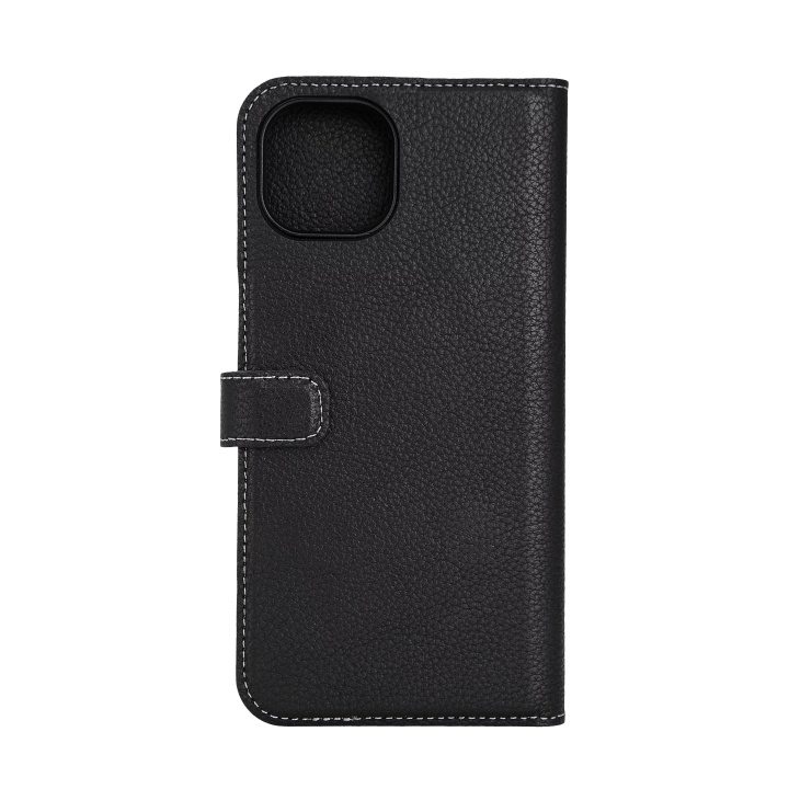 Essentials iPhone 15 Plus leather Mag wallet, detachable,magnetic,black i gruppen SMARTPHONE & SURFPLATTOR / Mobilskydd / Apple / iPhone 15 hos TP E-commerce Nordic AB (C59569)