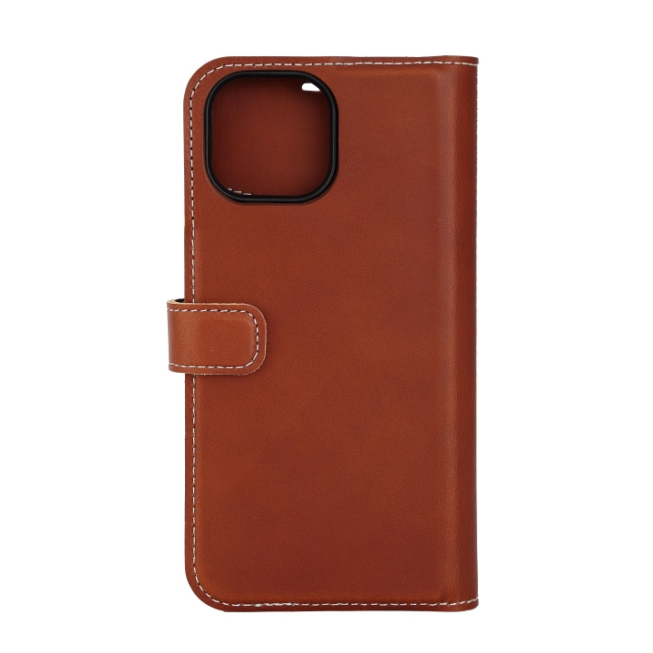 Essentials iPhone 15 leather Mag wallet, detachable, magnetic, brown i gruppen SMARTPHONE & SURFPLATTOR / Mobilskydd / Apple / iPhone 15 hos TP E-commerce Nordic AB (C59574)