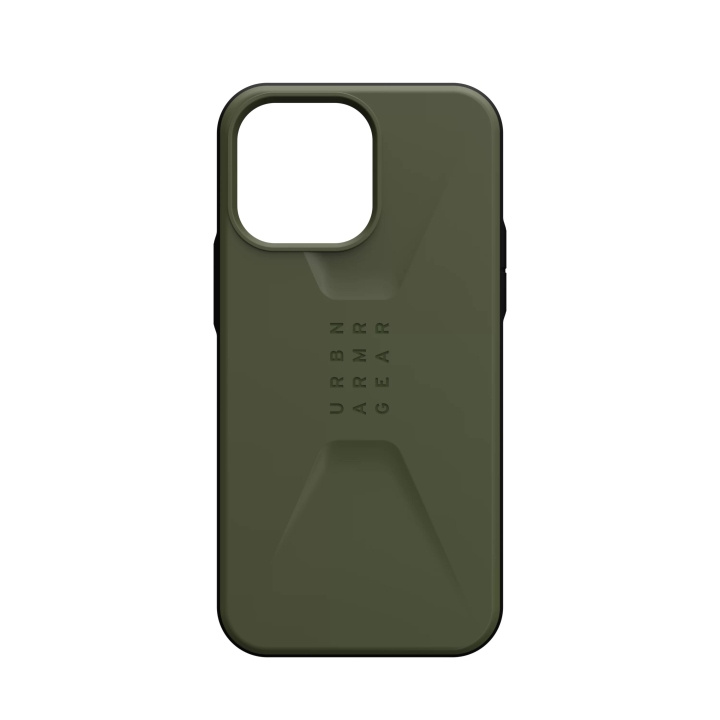 Urban Armor Gear iPhone 14 Pro Max Civilian - Olive i gruppen SMARTPHONE & SURFPLATTOR / Mobilskydd / Apple / iPhone 14 hos TP E-commerce Nordic AB (C59686)