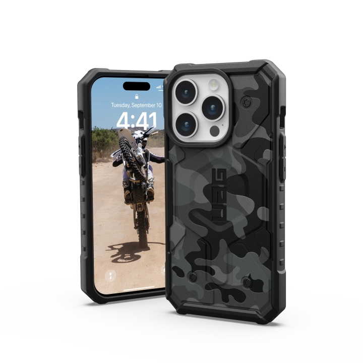 Urban Armor Gear iPhone 15 Pro Pathfinder SE - Midnight Camo i gruppen SMARTPHONE & SURFPLATTOR / Mobilskydd / Apple / iPhone 15 hos TP E-commerce Nordic AB (C59757)