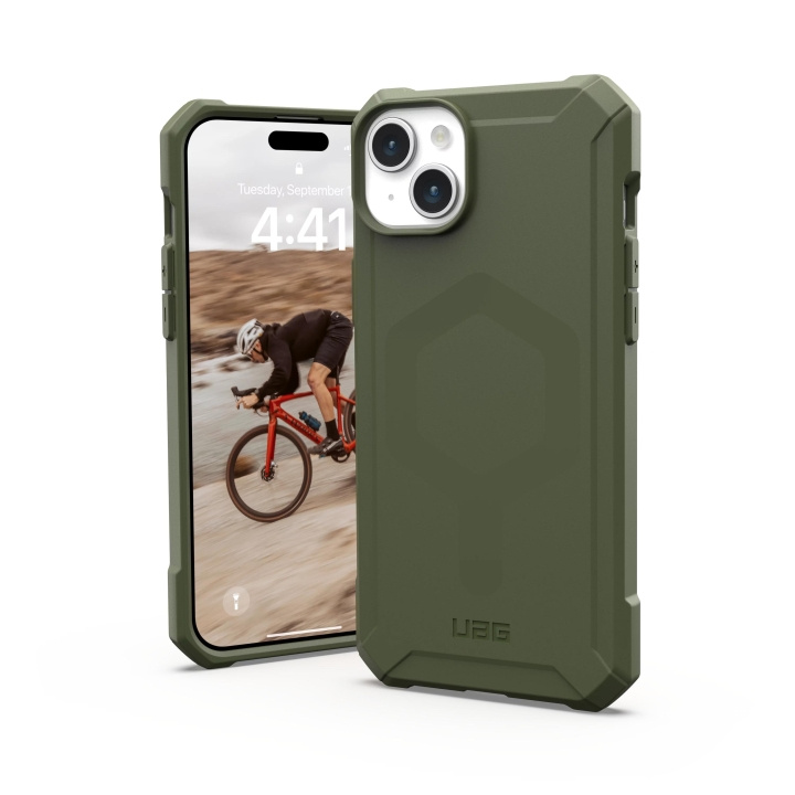 Urban Armor Gear iPhone 15 Plus Essential Armor Magsafe - Olive Drab i gruppen SMARTPHONE & SURFPLATTOR / Mobilskydd / Apple / iPhone 15 hos TP E-commerce Nordic AB (C59780)