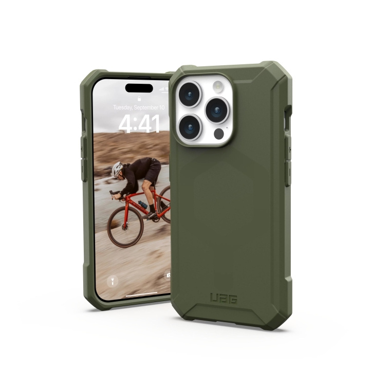 Urban Armor Gear iPhone 15 Pro Essential Armor Magsafe - Olive Drab i gruppen SMARTPHONE & SURFPLATTOR / Mobilskydd / Apple / iPhone 15 hos TP E-commerce Nordic AB (C59781)