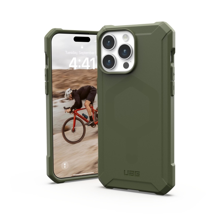Urban Armor Gear iPhone 15 Pro Max Essential Armor Magsafe - Olive Drab i gruppen SMARTPHONE & SURFPLATTOR / Mobilskydd / Apple / iPhone 15 hos TP E-commerce Nordic AB (C59782)
