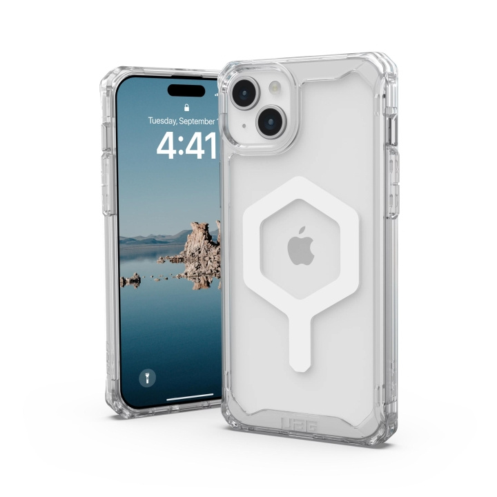 Urban Armor Gear iPhone 15 Plus Plyo Magsafe - Ice/White i gruppen SMARTPHONE & SURFPLATTOR / Mobilskydd / Apple / iPhone 15 hos TP E-commerce Nordic AB (C59792)