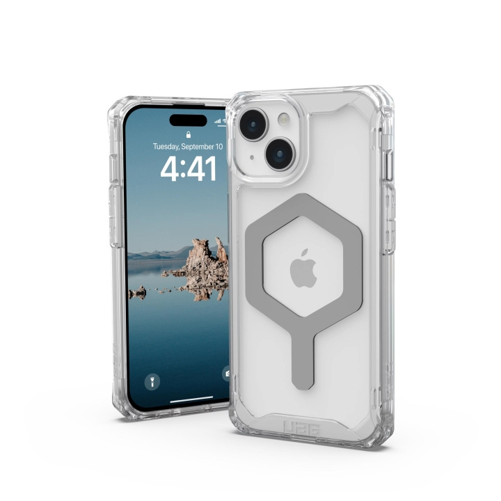 Urban Armor Gear iPhone 15 Plyo Magsafe - Ice/Silver i gruppen SMARTPHONE & SURFPLATTOR / Mobilskydd / Apple / iPhone 15 hos TP E-commerce Nordic AB (C59795)