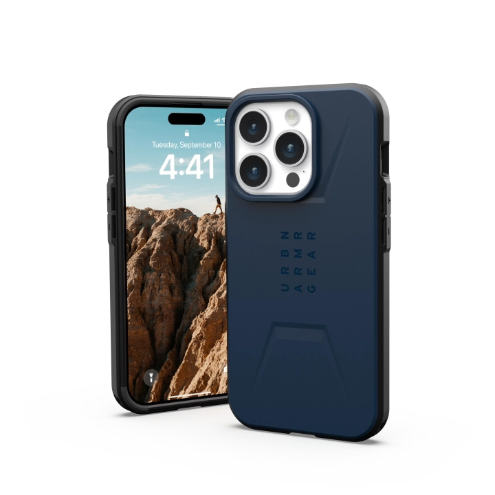 Urban Armor Gear iPhone 15 Pro Civilian Magsafe - Mallard i gruppen SMARTPHONE & SURFPLATTOR / Mobilskydd / Apple / iPhone 15 hos TP E-commerce Nordic AB (C59813)