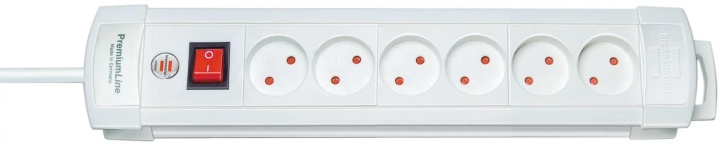 Brennenstuhl 6 way Extension Socket, 3m, White i gruppen HEM, HUSHÅLL & TRÄDGÅRD / El & Belysning / Grenuttag hos TP E-commerce Nordic AB (C59872)