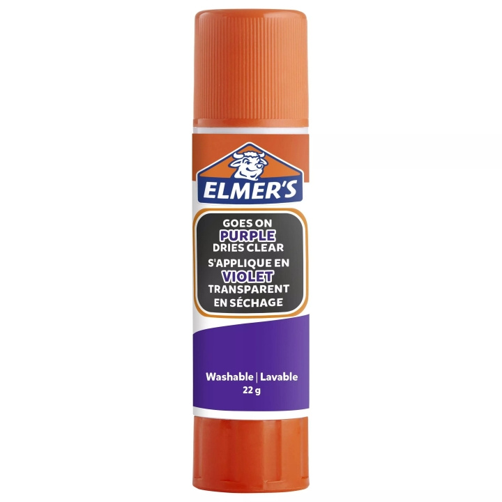 elmers 22 gram Disappearing Purple Glue stick i gruppen HEM, HUSHÅLL & TRÄDGÅRD / Kontorsmaterial / Tejp/Lim hos TP E-commerce Nordic AB (C59878)
